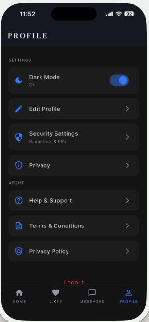 Step 1: Navigate to Profile